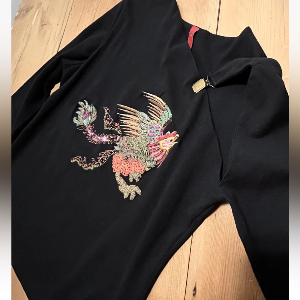 IPSE GAZEBO Shirt ~ Made in Italy Rooster 3D Knit Top Boutique